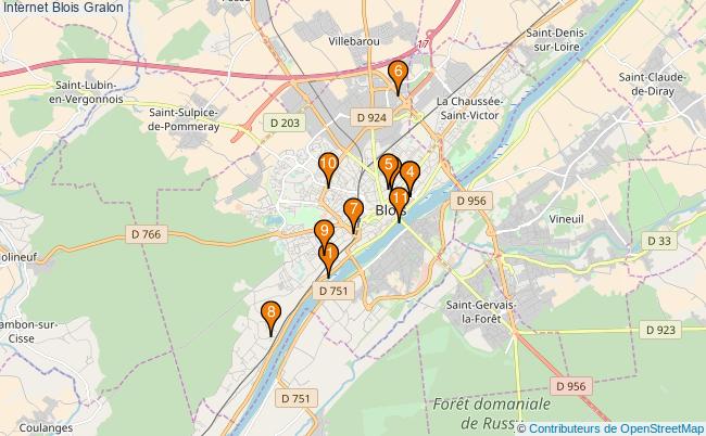 plan Internet Blois Associations Internet Blois : 14 associations