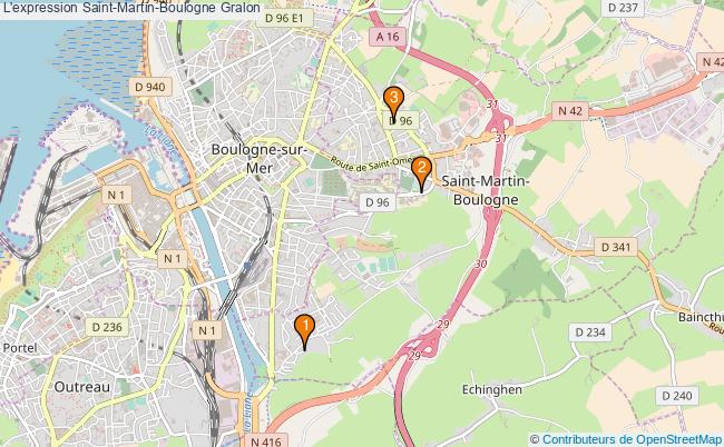 plan L'expression Saint-Martin-Boulogne Associations l'expression Saint-Martin-Boulogne : 4 associations