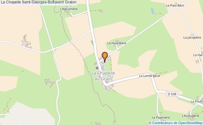 plan La Chapelle Saint-Georges-Buttavent Associations La Chapelle Saint-Georges-Buttavent : 2 associations