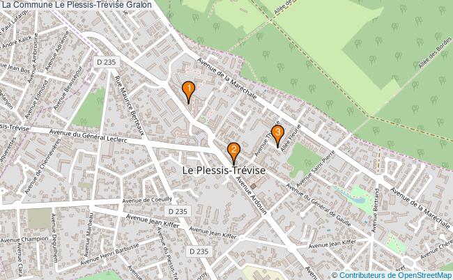 plan La Commune Le Plessis-Trévise Associations La Commune Le Plessis-Trévise : 6 associations