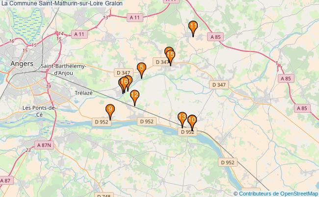 plan La Commune Saint-Mathurin-sur-Loire Associations La Commune Saint-Mathurin-sur-Loire : 20 associations
