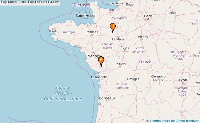 plan Lay Mareuil-sur-Lay-Dissais Associations Lay Mareuil-sur-Lay-Dissais : 6 associations