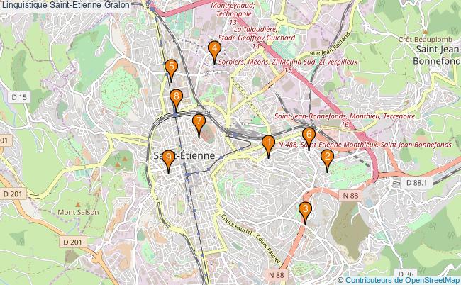 plan Linguistique Saint-Etienne Associations linguistique Saint-Etienne : 8 associations