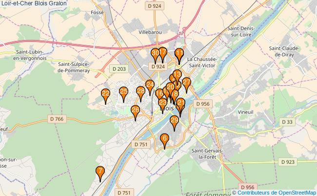 plan Loir-et-Cher Blois Associations Loir-et-Cher Blois : 90 associations