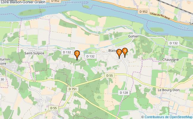 plan Loire Blaison-Gohier Associations Loire Blaison-Gohier : 4 associations
