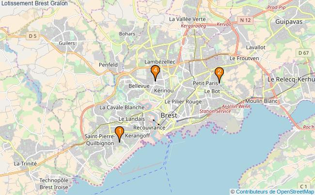 plan Lotissement Brest Associations lotissement Brest : 4 associations