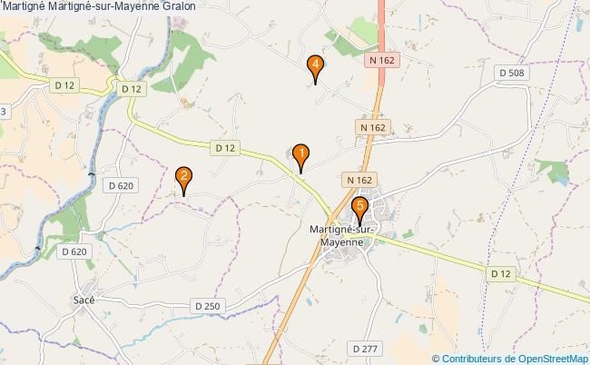 plan Martigné Martigné-sur-Mayenne Associations Martigné Martigné-sur-Mayenne : 5 associations