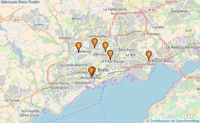 plan Métropole Brest Associations métropole Brest : 7 associations