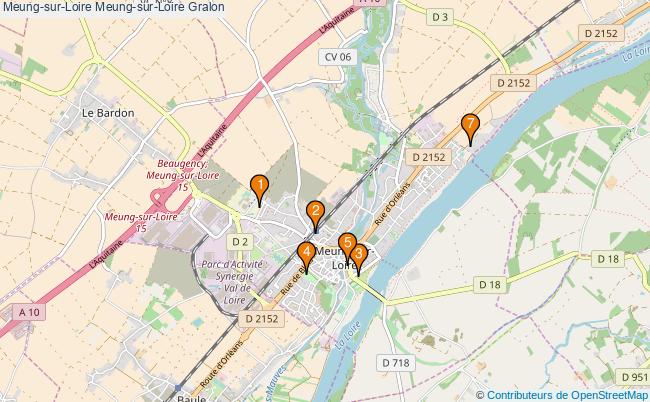 plan Meung-sur-Loire Meung-sur-Loire Associations Meung-sur-Loire Meung-sur-Loire : 7 associations