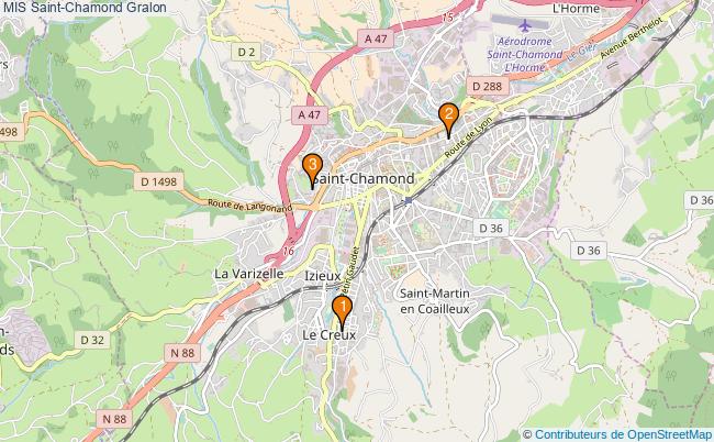 plan MIS Saint-Chamond Associations MIS Saint-Chamond : 3 associations