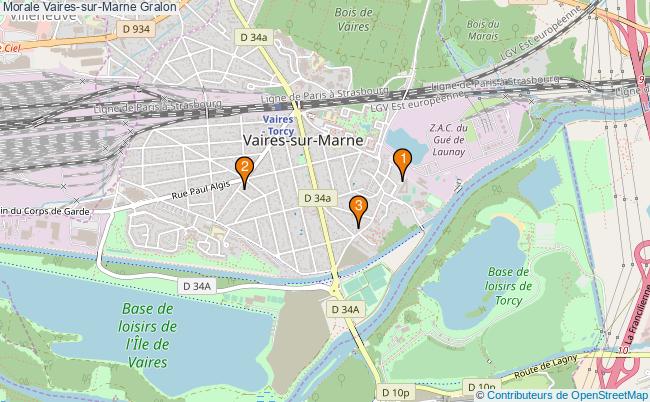 plan Morale Vaires-sur-Marne Associations morale Vaires-sur-Marne : 3 associations