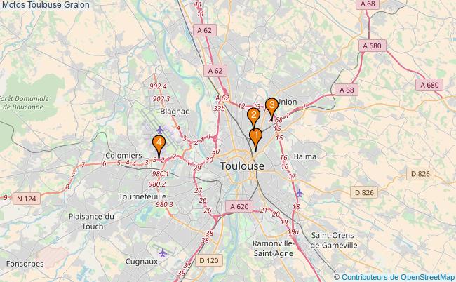 plan Motos Toulouse Associations motos Toulouse : 7 associations