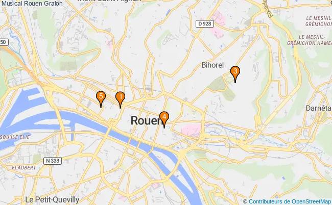 plan Musical Rouen Associations Musical Rouen : 5 associations