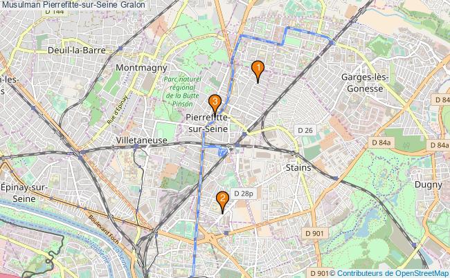 plan Musulman Pierrefitte-sur-Seine Associations musulman Pierrefitte-sur-Seine : 4 associations