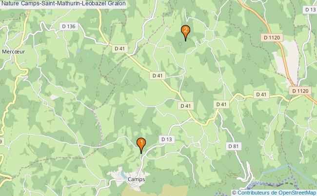 plan Nature Camps-Saint-Mathurin-Léobazel Associations Nature Camps-Saint-Mathurin-Léobazel : 2 associations