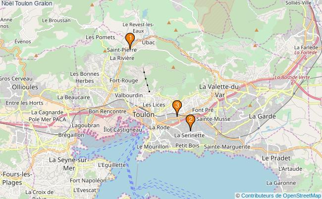 plan Noël Toulon Associations Noël Toulon : 5 associations