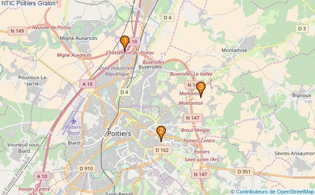 plan NTIC Poitiers Associations NTIC Poitiers : 3 associations