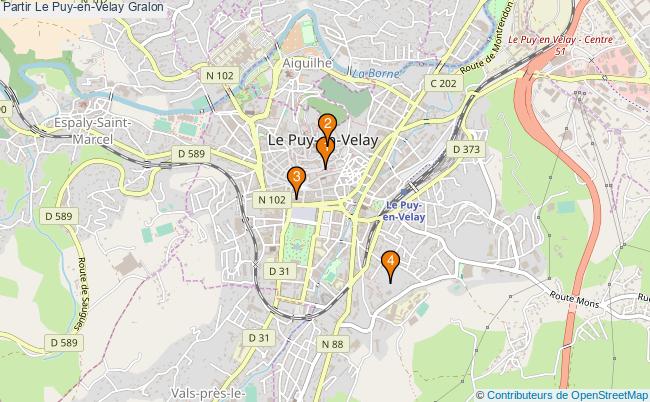 plan Partir Le Puy-en-Velay Associations partir Le Puy-en-Velay : 4 associations