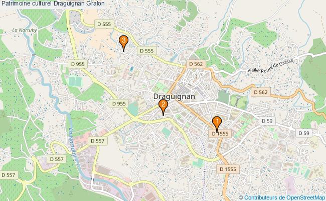 plan Patrimoine culturel Draguignan Associations patrimoine culturel Draguignan : 3 associations