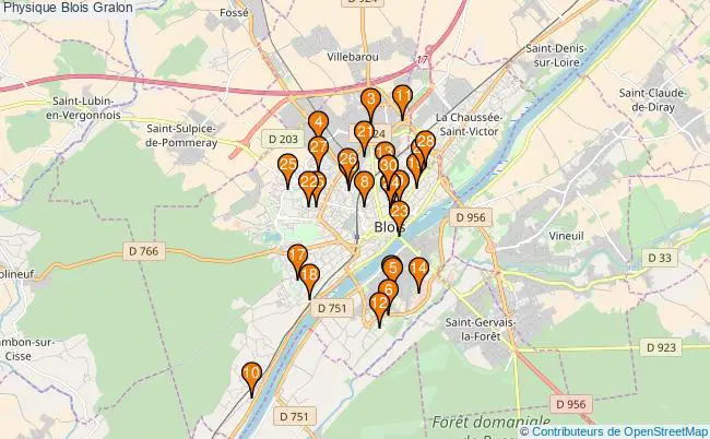 plan Physique Blois Associations physique Blois : 58 associations