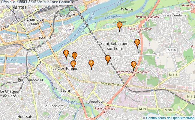 plan Physique Saint-Sébastien-sur-Loire Associations physique Saint-Sébastien-sur-Loire : 9 associations