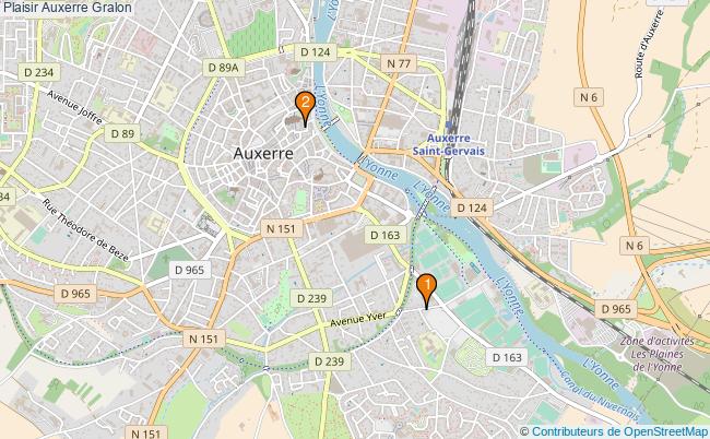 plan Plaisir Auxerre Associations Plaisir Auxerre : 4 associations