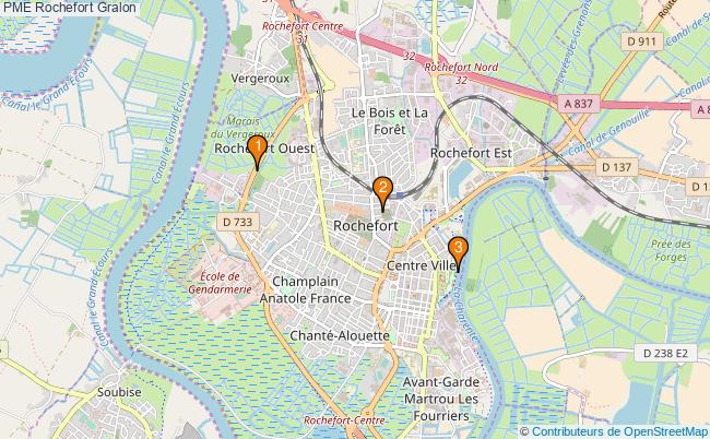 plan PME Rochefort Associations PME Rochefort : 3 associations