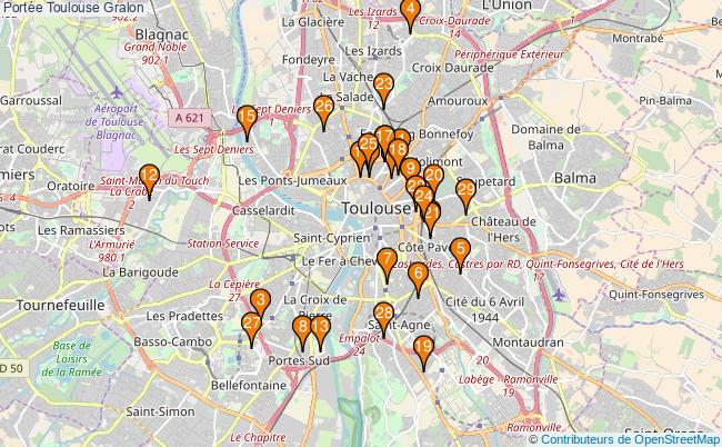 plan Portée Toulouse Associations Portée Toulouse : 34 associations