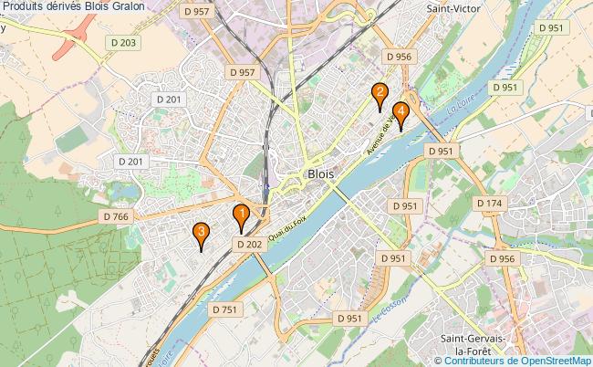 plan Produits dérivés Blois Associations produits dérivés Blois : 5 associations