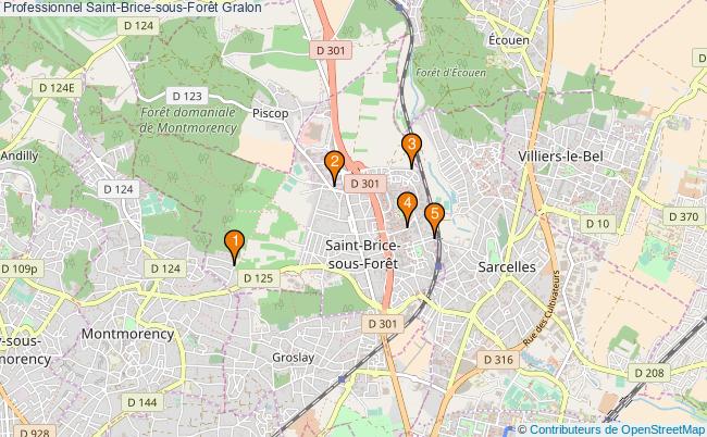 plan Professionnel Saint-Brice-sous-Forêt Associations professionnel Saint-Brice-sous-Forêt : 5 associations