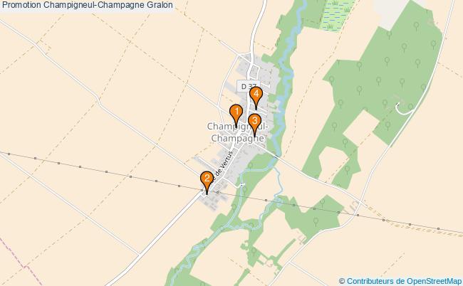 plan Promotion Champigneul-Champagne Associations Promotion Champigneul-Champagne : 4 associations