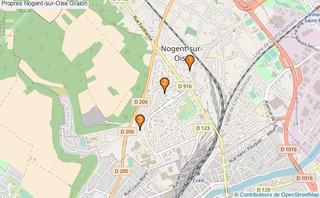 plan Propres Nogent-sur-Oise Associations Propres Nogent-sur-Oise : 4 associations