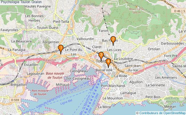 plan Psychologie Toulon Associations psychologie Toulon : 5 associations