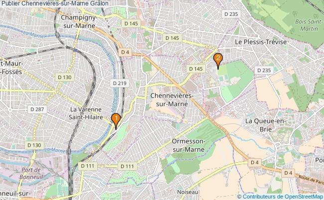 plan Publier Chennevières-sur-Marne Associations Publier Chennevières-sur-Marne : 3 associations