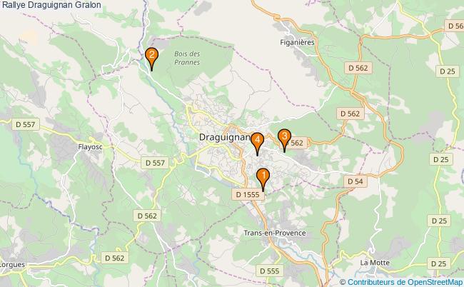 plan Rallye Draguignan Associations rallye Draguignan : 5 associations
