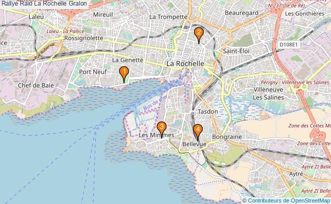 plan Rallye Raid La Rochelle Associations Rallye Raid La Rochelle : 6 associations