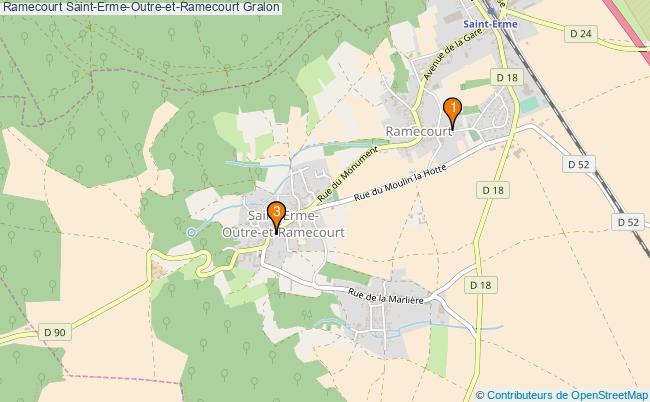 plan Ramecourt Saint-Erme-Outre-et-Ramecourt Associations Ramecourt Saint-Erme-Outre-et-Ramecourt : 4 associations