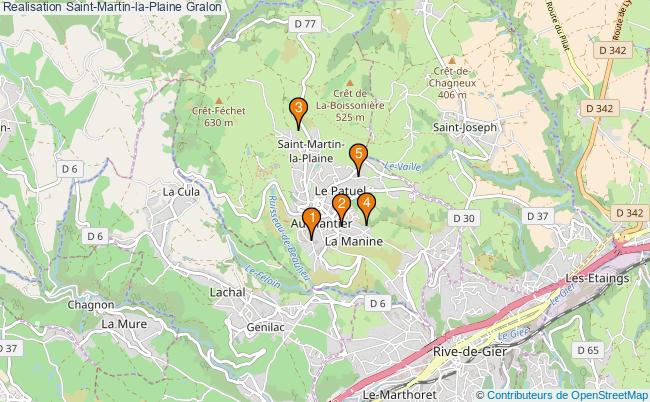 plan Realisation Saint-Martin-la-Plaine Associations Realisation Saint-Martin-la-Plaine : 4 associations