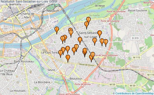 plan Realisation Saint-Sébastien-sur-Loire Associations Realisation Saint-Sébastien-sur-Loire : 27 associations