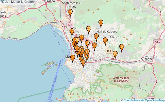 plan Région Marseille Associations région Marseille : 730 associations