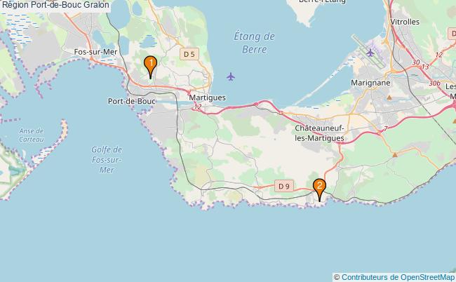 plan Région Port-de-Bouc Associations région Port-de-Bouc : 3 associations