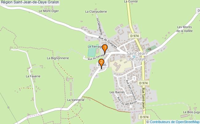 plan Région Saint-Jean-de-Daye Associations région Saint-Jean-de-Daye : 3 associations