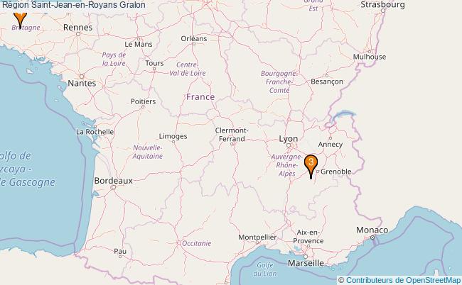 plan Région Saint-Jean-en-Royans Associations région Saint-Jean-en-Royans : 4 associations