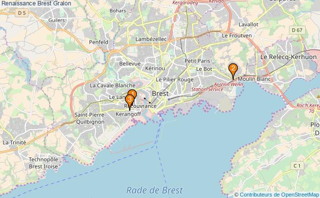 plan Renaissance Brest Associations Renaissance Brest : 3 associations