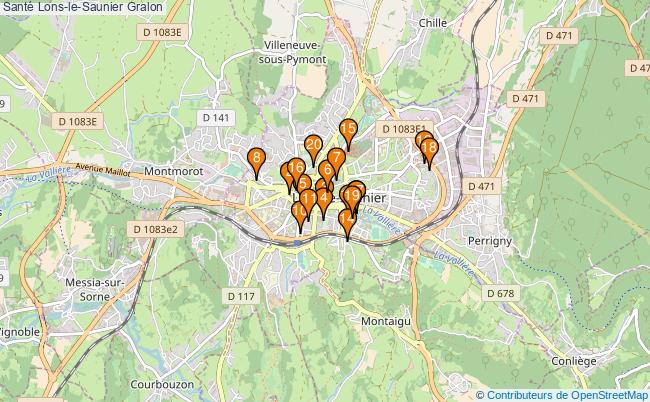 plan Santé Lons-le-Saunier Associations Santé Lons-le-Saunier : 24 associations