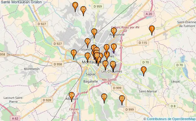plan Santé Montauban Associations Santé Montauban : 55 associations