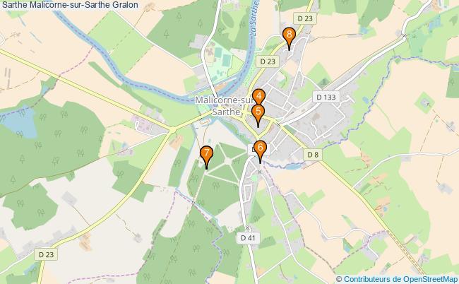 plan Sarthe Malicorne-sur-Sarthe Associations Sarthe Malicorne-sur-Sarthe : 10 associations
