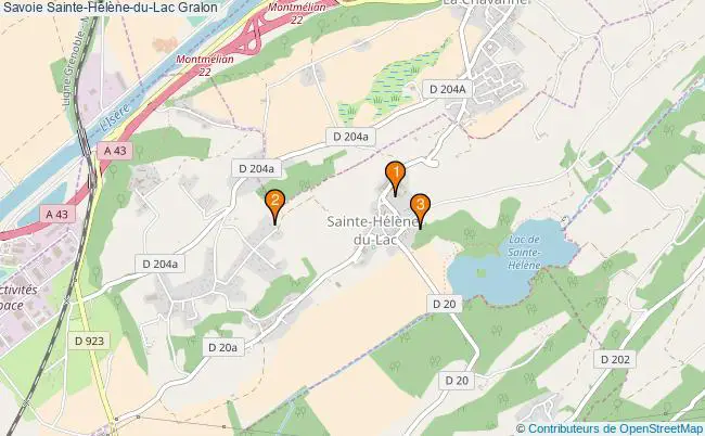 plan Savoie Sainte-Hélène-du-Lac Associations Savoie Sainte-Hélène-du-Lac : 4 associations