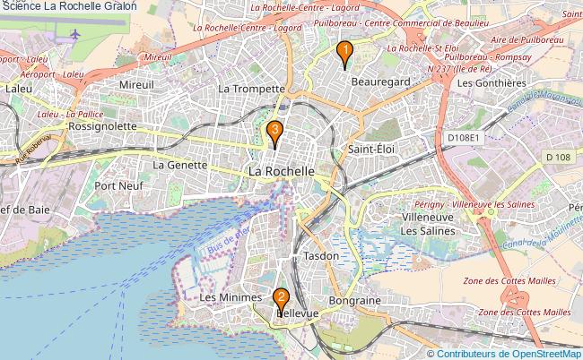 plan Science La Rochelle Associations Science La Rochelle : 3 associations