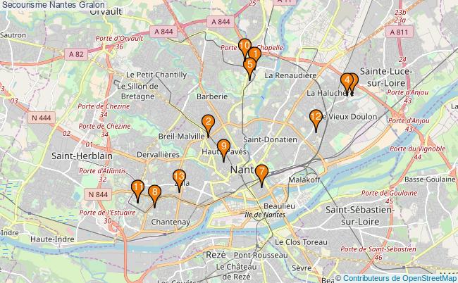 plan Secourisme Nantes Associations secourisme Nantes : 13 associations